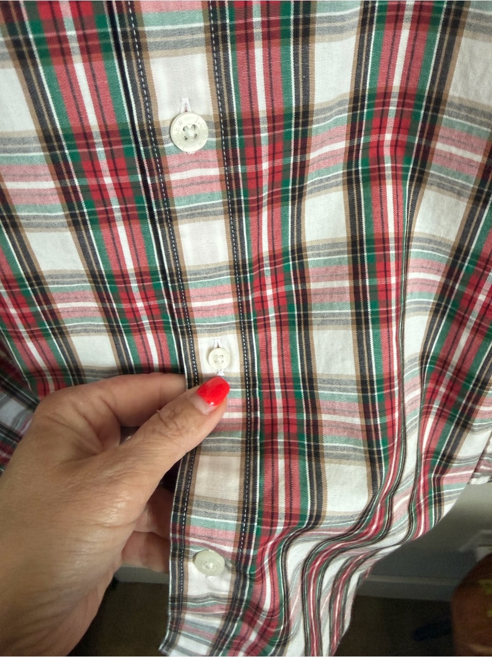 J.Crew Flex Washed Classic Fit Plaid Button Down Shirt XL NWT Cotton Stretch - Picture 11 of 11
